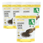(4PACK)CGN 슈퍼푸드 치아 씨앗 CHIA SEEDS 치아씨드 340g : 내쇼날수퍼마켓