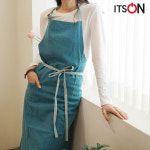 잇츠온 공방 카페 플로리스트 롱 원피스 린넨앞치마  4 color : 씨케이코리아