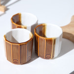 빈티지그릇 엽차잔 예쁜컵 레트로컵 도자기컵 물컵 머그 : 도예리공방