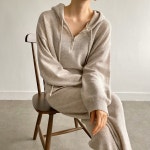 울 후드니트 조거트레이닝세트 편한맘룩 : 프롬 나인