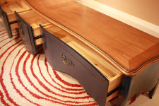 루이가구 네이비 TV거실장 (2300-6 N) 엔틱 앤틱 거실드레스 : 루이가구