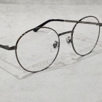 [GUCCI] 구찌안경테 0839OK 4 그레이 남자 여자 명품 동그리 안경 : 안목아이웨어