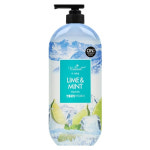 LG 온더바디 더내추럴 플러스 라임 민트 멘톨 쿨링 바디워시 900g : MOMOBOX