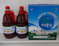 액젓 진액젓100% 끓이지 않은 맑은 멸치액젓 소금간생멸치에서 뽑은 어간장 물건어부림 : 연우자연농장