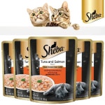 쉬바 파우치 참치와 연어 70g : 청춘개밥