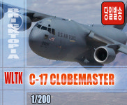 [국내당일발송] WLTK 1/200 C-17 GLOBEMASTER III -C17, 수송기, 그로브마스터3, 합금완성품- : 브릭토피아