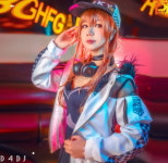 D4DJ 야마테 쿄코 코스프레 의상 풀 세트 Peaky P-key 피키피키 : 루피몰