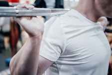 GREY FIT 프리미엄 헬스 면 티셔츠 : 필라트니스