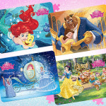 디즈니프린세스 4종세트 12+16+24+30조각 판퍼즐 유아 여아 공주님 그림퍼즐 심심풀이 집콕놀이 : 망태프로젝트