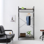 마켓비 옷걸이행거 스탠드 튼튼한 선반 미니행거 옷 매장용 이동식 낮은 1단 : 피에스퍼니싱