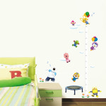 현대시트 친환경 뽀로로 스티커 키재기 스티커 아이방 꾸미기 어린이집 유치원 꾸미기 : 블럭놀이세상