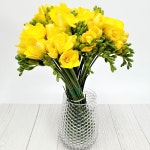 프리지아 5단 도매 생화 여자친구 생일 선물 축하 농장 택배 한단 후리지아 프레지아 꽃 다발 야곱의정원 : 야곱의 정원