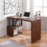 인테리어 데스크 책장 우드 테이블 사무실 공부방 서재 컴퓨터 PC 원목 월넛 오크 화이트 나무 수납 ㄱ자 ㄷ자 책상 1200 1600 : 위드 오브젝트