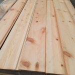 넘버우드 레드파인 유절 루바 12x120x3600mm 미송루바 1단 8개묶음 옹이있음 : 넘버우드