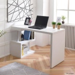 인테리어 데스크 책장 우드 테이블 사무실 공부방 서재 컴퓨터 PC 원목 월넛 오크 화이트 나무 수납 ㄱ자 ㄷ자 책상 1200 1600 : 위드 오브젝트