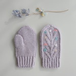 [DIY대바늘키트]BRODERIE MITTENS자수 장갑뜨기(유아 아동 성인) 영상포함 : 코튼클래스스토어