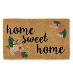 [80-8] 손으로 짠 천연야자 코코넛 현관매트 인도산 문양옵션 by Muqing Home Furnishing : 운남상회 티다차이