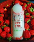 평창보배목장 생딸기 요거트 1000ml 딸기 요구르트 마시는 수제 : 에잇팩토리