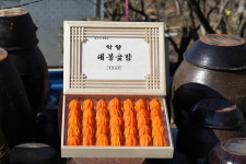 [35과★특대최고급선물용] 2025 하동악양 대봉곶감 오동나무박스 35과 3.9kg : 하동농부
