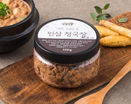 수정 인삼청국장(250g/500g) 저염 담백 금산인삼 국산콩100% 소분포장 냉동 청국장 수정식품 : 금산수정식품