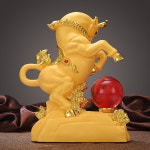 풍수 장식품 집들이선물 재물운소의 전천곤 수재소거물 풍수홍구 새해 금우 마스코트 거실 테이블로-13406 : FINDITEM
