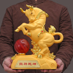풍수 장식품 집들이선물 재물운소의 전천곤 수재소거물 풍수홍구 새해 금우 마스코트 거실 테이블로-13406 : FINDITEM