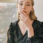 14k 스텔라 드롭 귀걸이 : MiMij