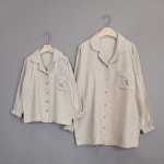 무지 나무 이중면 여아 엄마랑 커플 긴소매 겨울 아동 잠옷 주니어 초등학생 : 안나1983 - 바른몰