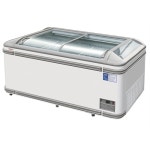 정일프리져 유럽형 냉동평대 ZD0.7D (곡선형 슬라이드 유리문/650ℓ) (1870x876x837mm) : 업소코리아