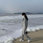 Fleece straight PT 밴딩 기모 일자팬츠 : 드브니르 Devenir