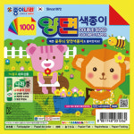 [문구포유] 종이나라 1000 친환경 양면색종이 : 문구포유