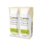 상하목장 유기농 원유 100% 딸기 바나나 코코아 저지방 멸균 우유 125ml 24팩 : 핫템신템