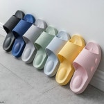 욕실화 욕실 용품 슬리퍼 실내화 여성 쿠션 거실화 사무실 병원 호텔 화장실 청소 층간소음 : Fatoz