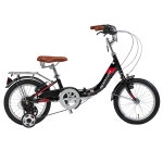 알톤 스파조 16 7단 40.6cm(16인치) 보조바퀴 미니벨로 접이식 자전거 2021 : 바이시클프릭