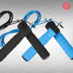 업앤쉐이프 줄넘기 그립 와이어 유산소 헬스 다이어트 운동용품 : 구스짐