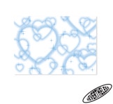 [네버더레스] Heart blue paper : with 플레이