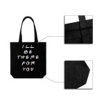 미드 프렌즈 굿즈 블랙 에코백 가방/Ill be there for you 센트럴퍼크 카페 : 와우상점