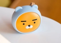 카카오프렌즈 후디라이언 포터블 스피커 휴대용 블루투스 스피커 : 바로나래
