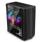 ORBIS S10 RGB 풀 아크릴 (미들타워 PC 튜닝케이스) : 호연디지털
