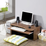 좁은방책상 컴퓨터 좌식 라운드형 유아 어린이도서관책상 폭좁은 앉는책상 원룸 자취생 낮은책상 : 열다샵