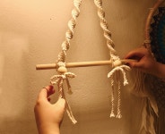 마크라메 휴지걸이 만들기 재료 집에서 만들기 : 연남동 빛나는너