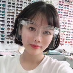 안경형 페이스쉴드 코로나 얼굴 가리개 보호안경 가림막 보안경 병원 안경 쉴드 투명 마스크 : charmstore