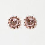 [이벤트] 핑크 스왈스톤 페미닌 스터드 귀걸이 : 르네주