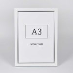 A3 사이즈 액자 (화이트)인테리어 품증 인증서 프레임 자격증 등록증 단증 8절 : 뉴클루