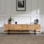 다원 심플 1800 2단 원목 거실장 : 다다원홈