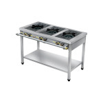 업소용 3구렌지 1200 업소용가스레인지 화구 버너 식당 주방 (2열3구) : 에스케이종합주방