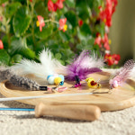 심콩캣 고양이 깃털 낚시대 리필 장난감 캣조이스틱 5+1 : 심콩 : 스토어