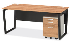 멜론 일자형 책상 / 사무용 책상 직원용 책상 : 홈앤오피스가구본점