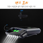 울브스 42g 초경량 ZS-19 2스위치 6LED 모션감지센서 캡라이트 각도조절기능 클립랜턴 모자렌턴 캡후레쉬 : 디에이치09몰