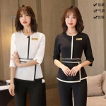 근무복 여성 미용사 의상 프리미엄 호텔리어세트 : 고미고미샵